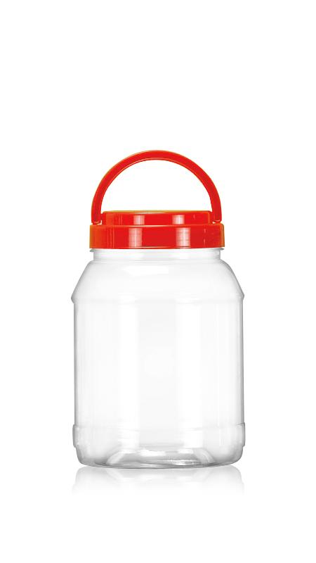 89mm PET 廣口罐 / 寬口罐 系列 (D1450) - Pet-Plastic-Bottles-Round-D1450
