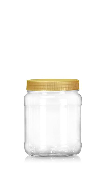 Sticle rotunde PET de 800 ml cu prindere de 89 mm (D750)