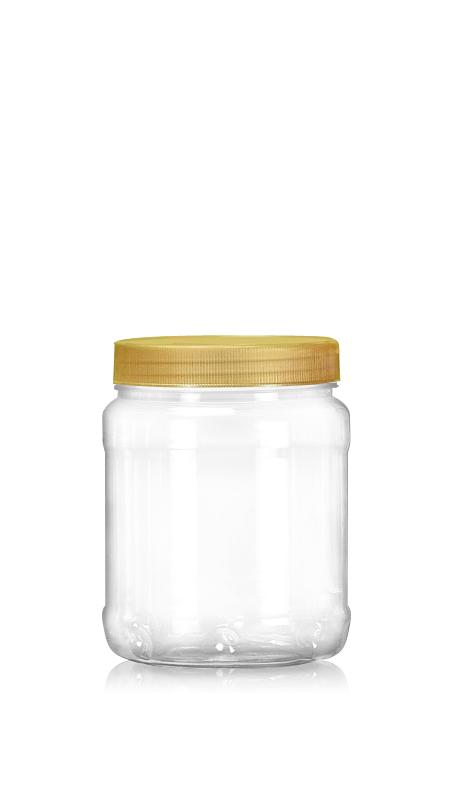 PET 89mm 800ml Round Jars (D750)