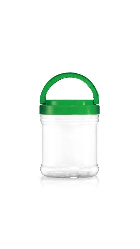 Frascos redondos de 1200ml com boca larga de 120mm PET (J1200) - Frasco redondo de 1200 ml PET com certificação FSSC, HACCP, ISO22000, IMS, BV