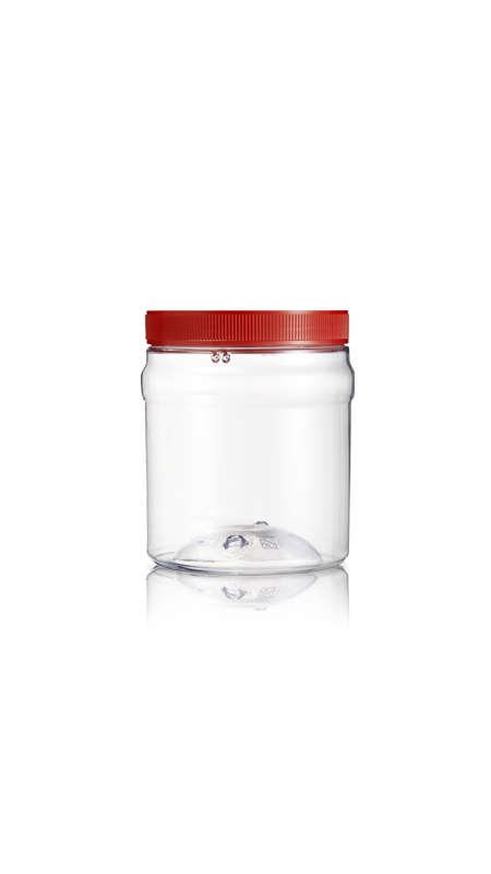 Frascos redondos de boca larga de 120mm 1400ml (J630) - Frasco redondo de PET de 1400 ml com certificação FSSC, HACCP, ISO22000, IMS, BV