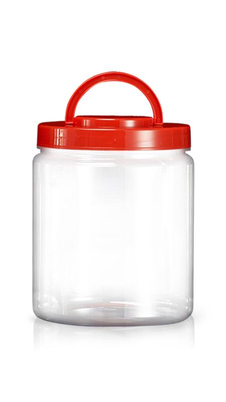 PET 180mm 6200ml Szerokogardzielny słoik okrągły (M6000) - Słoik okrągły o pojemności 6200 ml z certyfikatami FSSC, HACCP, ISO22000, IMS, BV