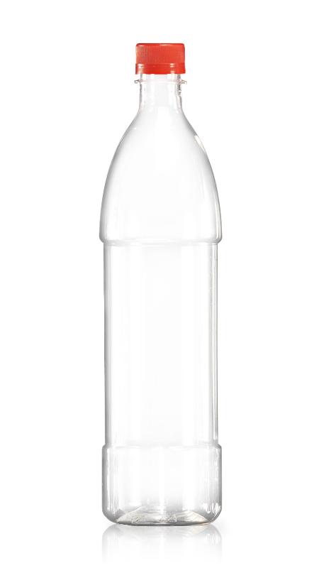 Botol Jus Tebu PET 28mm 900ml (W900) - Botol Jus Tebu Persegi PET 900 ml dengan Sertifikasi FSSC, HACCP, ISO22000, IMS, BV