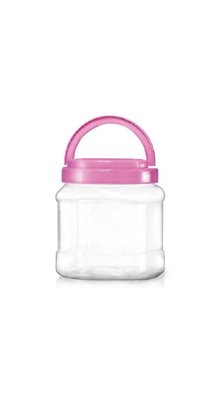 120mm PET広口缶/ワイドマウス缶シリーズ(J1504) - Pet-Plastic-Bottles-Square-Arc-J1504