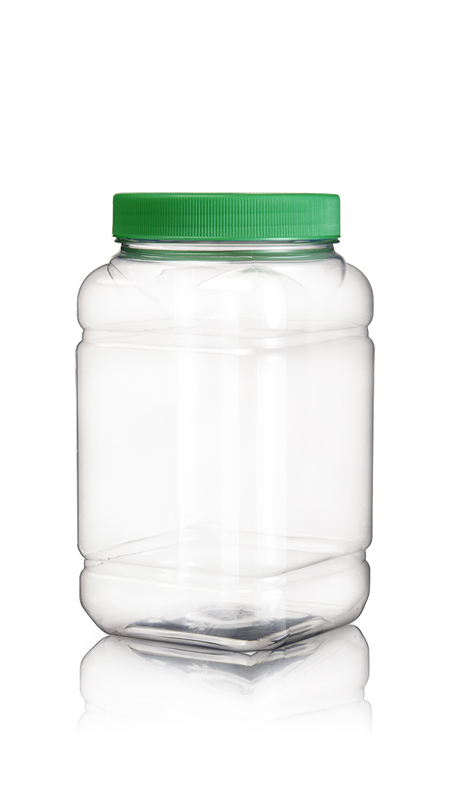 ภาชนะสี่เหลี่ยมขนาด 89 มม. 1400 มล. (D1404) - ภาชนะสี่เหลี่ยมขนาด 1400 มล. PET พร้อมใบรับรอง FSSC, HACCP, ISO22000, IMS, BV