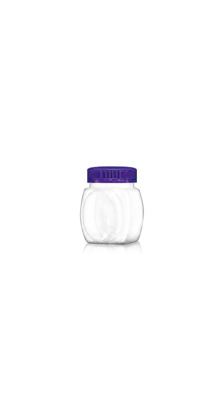PET 53mm 180ml Kleine Ovally Vierkante Potten (F179) - 180 ml PET Vierkante en Ovale Pot met Certificering FSSC, HACCP, ISO22000, IMS, BV