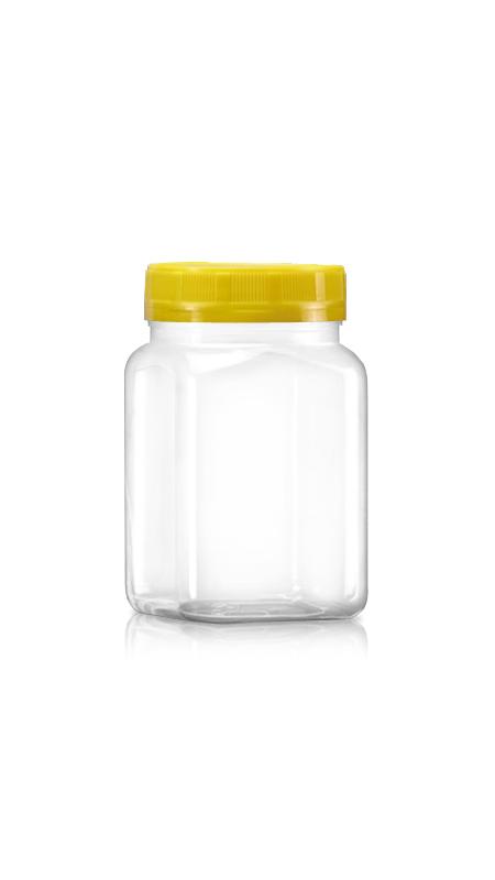 63mm PET広口缶/ワイドマウス缶シリーズ(B394) - Pet-Plastic-Bottles-Square-B394