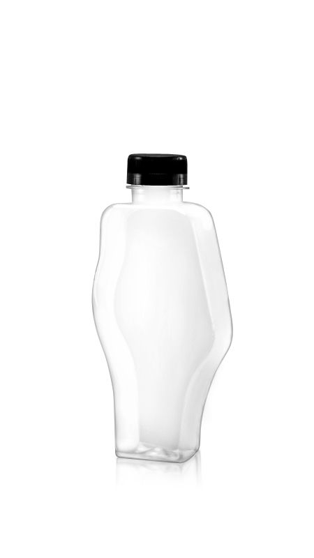 Botellas de forma de isla de Taiwán PET 38mm 500ml (TB450) - Botella PET de 500 ml de la isla Formosa de Taiwán para envasado de bebidas frías con certificación FSSC, HACCP, ISO22000, IMS, BV