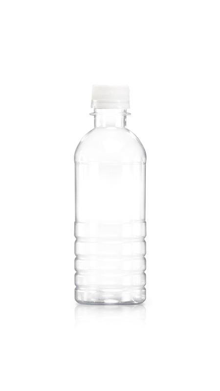 Sticle de apă purificată PET de 28 mm, 320 ml (W350) - Sticlă de apă pură PET de 320 ml cu certificare FSSC, HACCP, ISO22000, IMS, BV