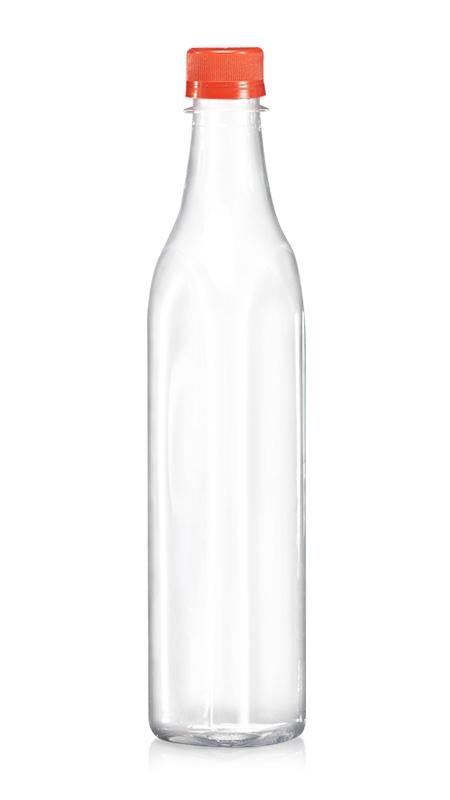 Bottiglie a forma triangolare in PET da 28 mm 500 ml (W503) - Bottiglia d'acqua triangolare in PET da 500 ml con certificazione FSSC, HACCP, ISO22000, IMS, BV
