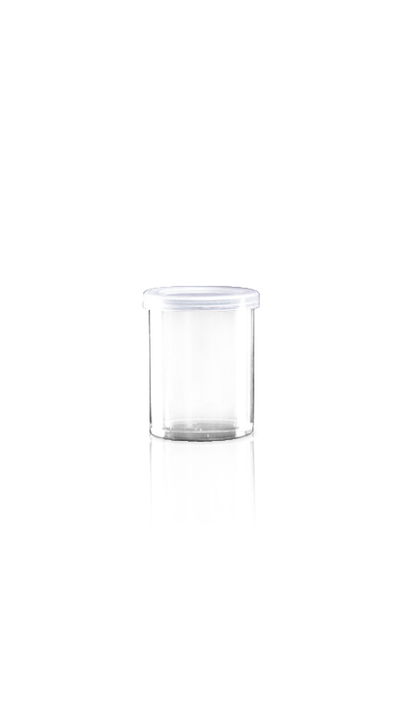 PS 70ml Y Series Round Jars (Y03) - The-Y-Series-PS-Container-Y03