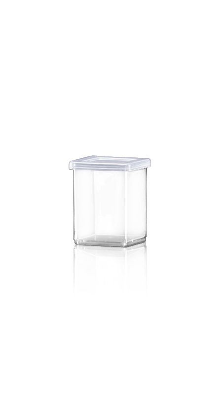 PS 100 ml Y-serie rechthoekige potten (Y08) - De Y-serie PS-container Y08