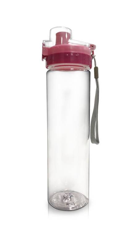 Serie de botellas de agua reutilizables de 56 mm y 700 ml de Tritan resistente al calor (73-700T) - Botella de agua Tritan resistente al calor de 700 ml