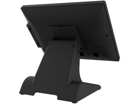 All-In-One POS with robust die-casting stand.