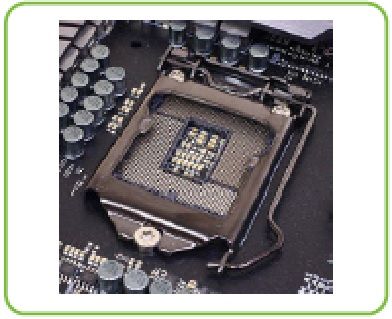 Kraftfullt CPU med sockelmontering av skrivbordstyp