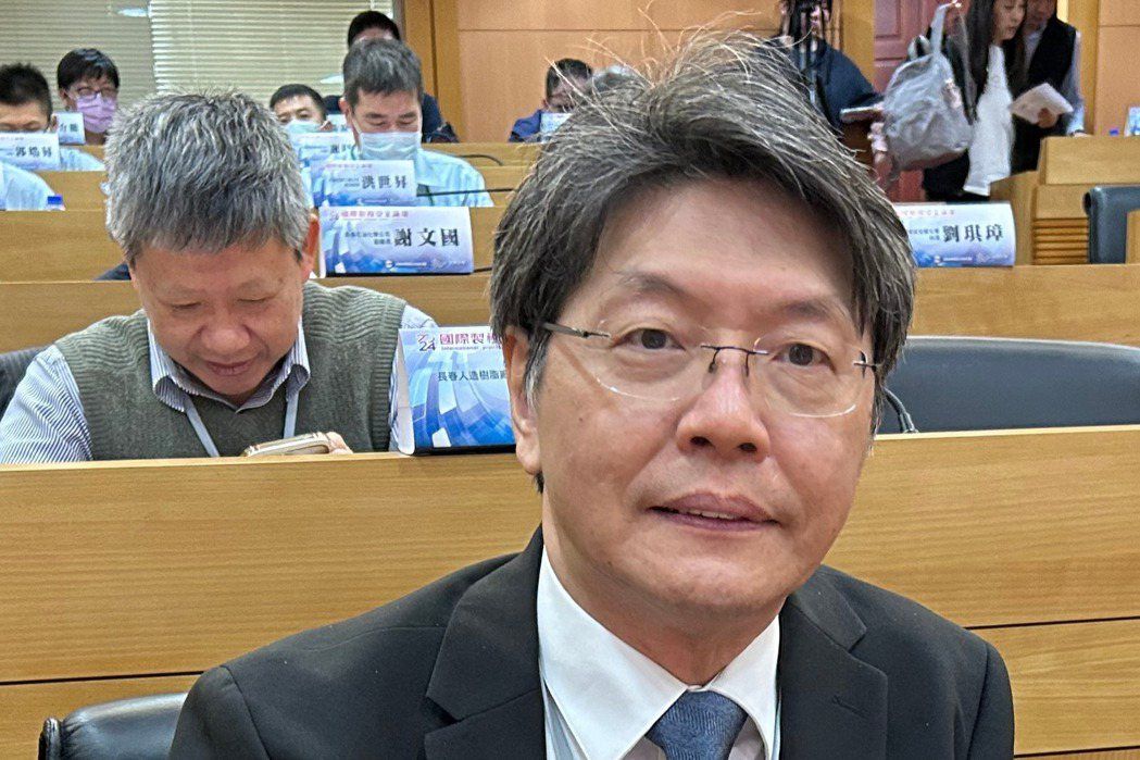 长春石化总经理蔡智全。 记者江睿智/摄影