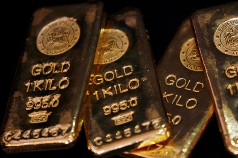 欧洲央行报告显示,黄金在全球央行准备资产中的占比已超越欧元,仅次于美元。 (路透)