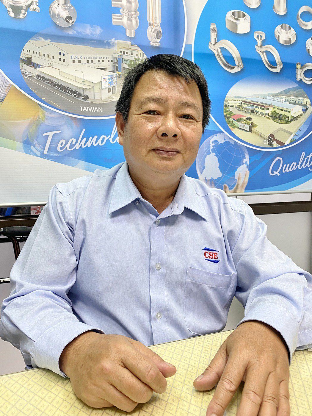 強淞企業董事長兼執行長許志吉。 吳青常/攝影