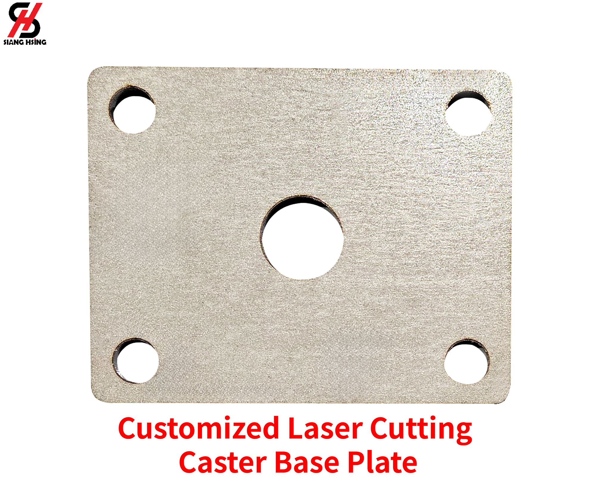 カスタマイズされたレーザー切断キャスターベースプレート