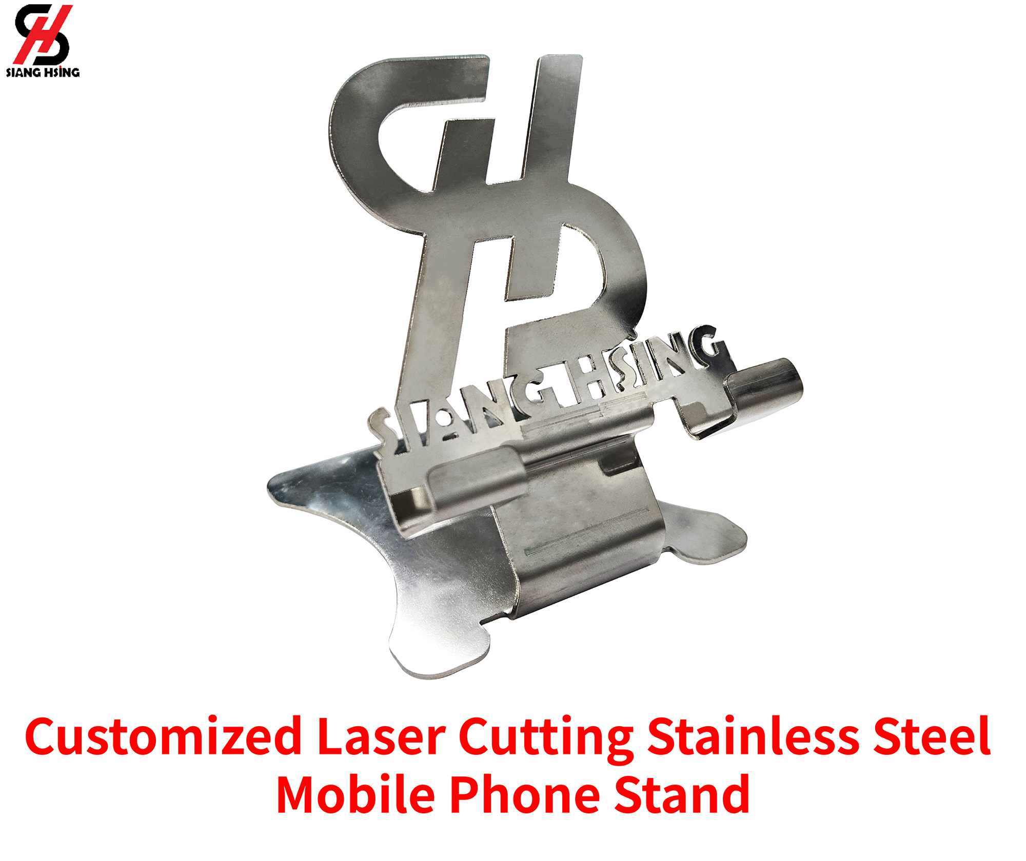 Customized Laser Cutting Stainless Steel Mobile Phone Stand