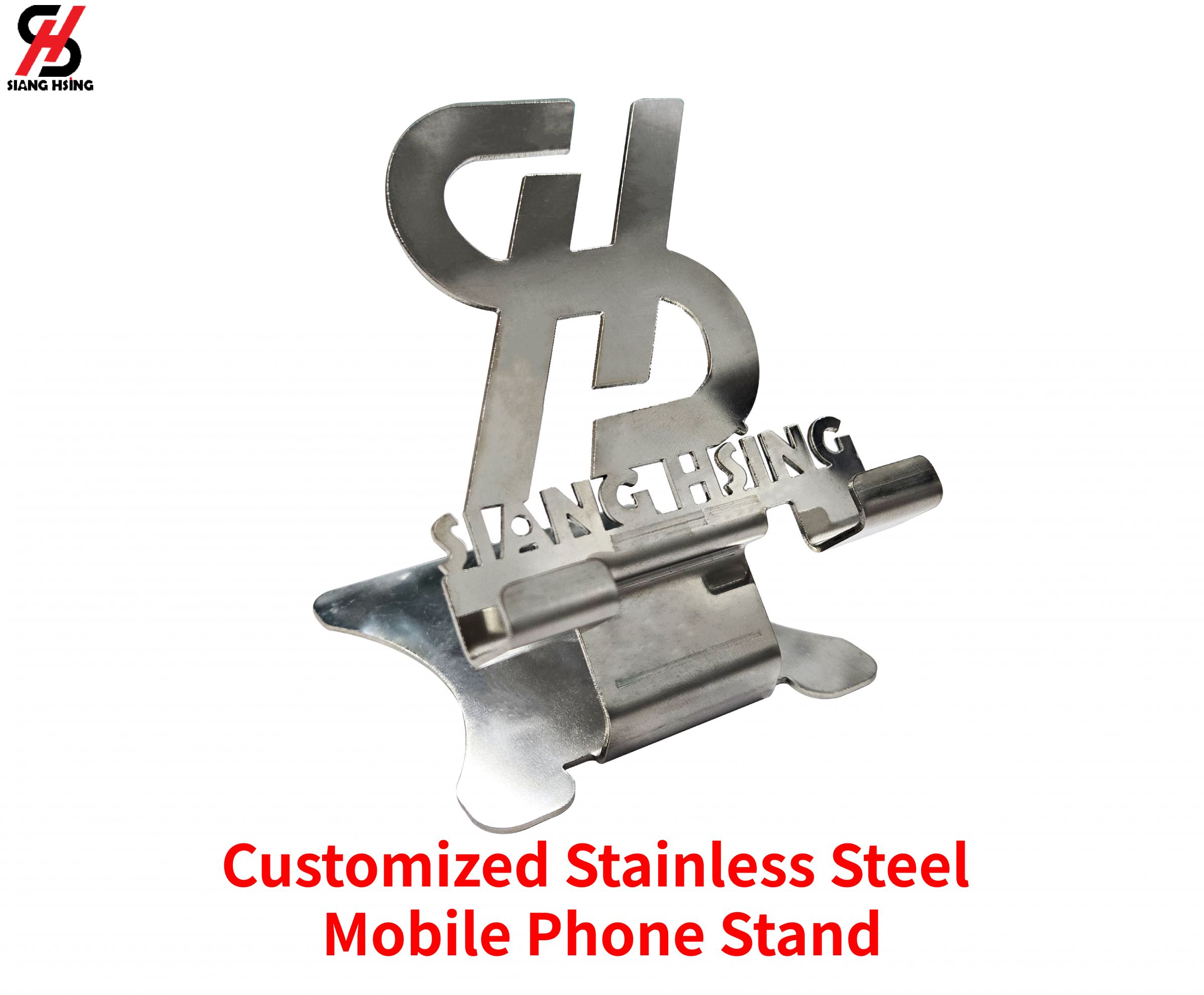 カスタマイズされたステンレス製携帯電話スタンド