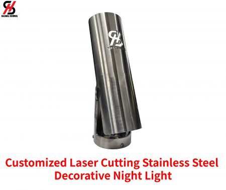 カスタマイズされたレーザー切断ステンレス鋼の装飾的なナイトライト
