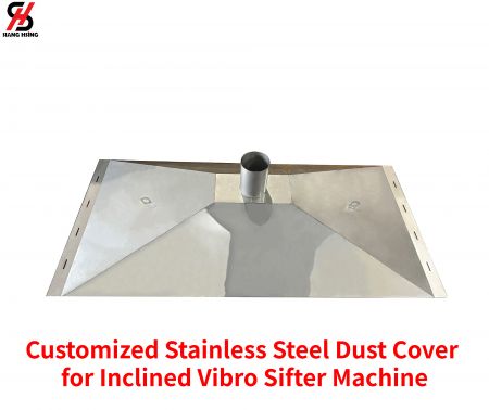カスタマイズされたステンレス鋼の傾斜防振ふるい用ダストカバー