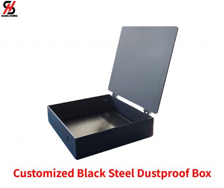 カスタマイズされたブラックスチールの防塵ボックス