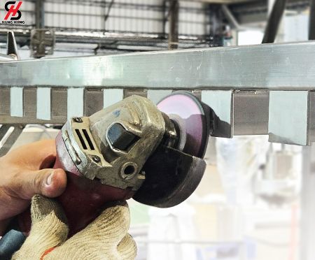 表面処理 - 表面処理進行中