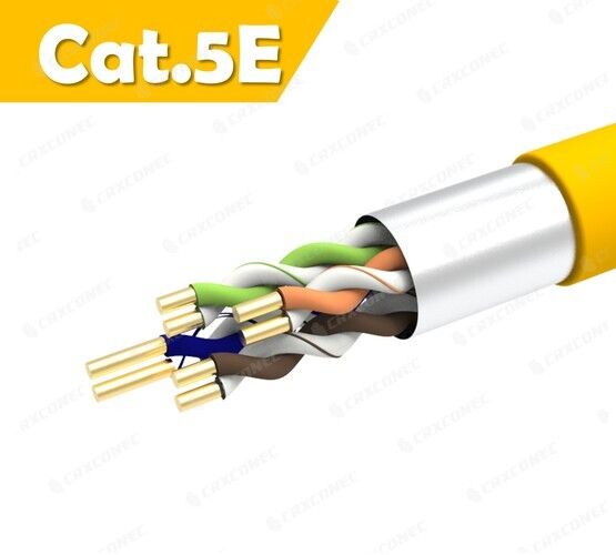 24AWG Cat.5E FUTP Solid Lan Cable YL LSZH