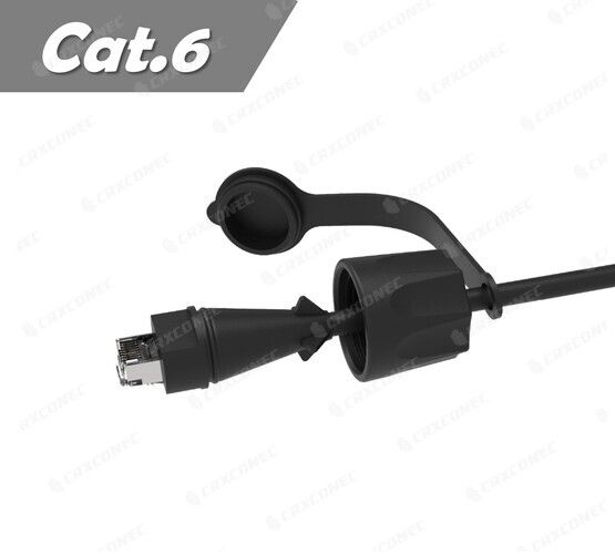 Cable de parcheo industrial FTP Cat.6 26AWG con clasificación IP68.