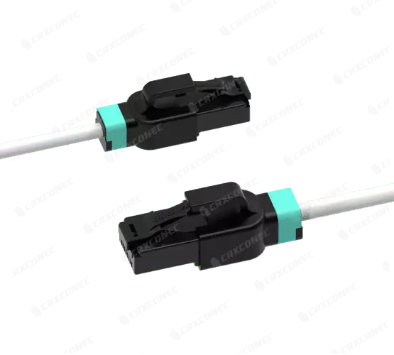 UL Listed Ultra-Slim Short Clip Cat.6 UTP 28AWG Patch Cord.