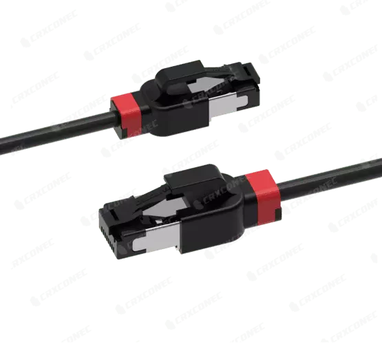 Cable de parcheo Cat.6A STP 30AWG de clip corto ultra delgado listado por UL.