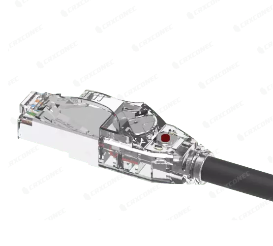 UL 인증 LED 추적 가능 Cat.6A STP 26AWG 패치 코드