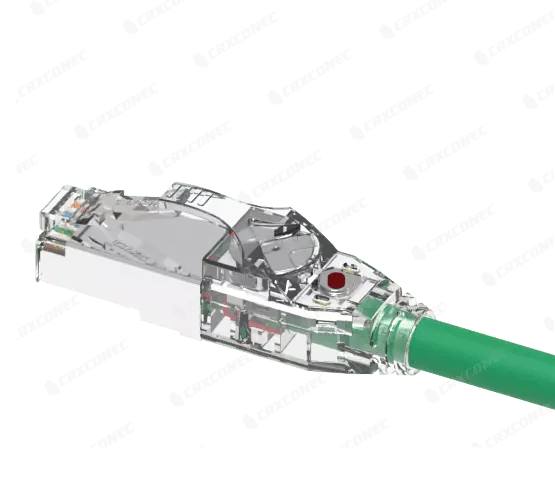 Cable de parche Cat.6A STP 26AWG rastreable LED listado por UL