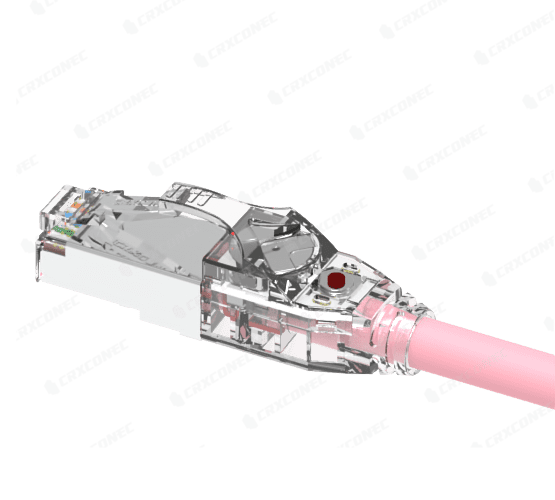 Cable de parche Cat.6A STP 26AWG rastreable LED listado por UL