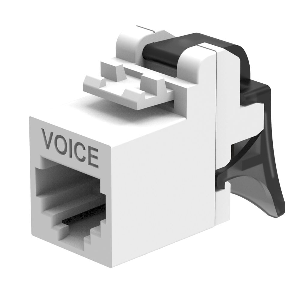 Cat.3 UTP Telephone Keystone Module.