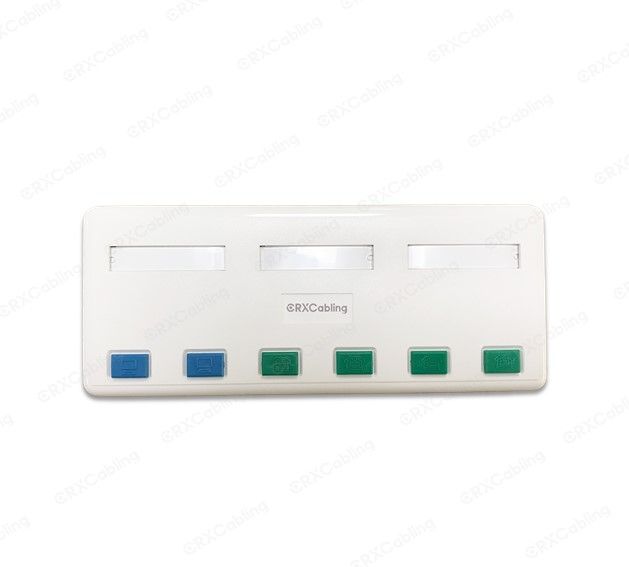 CRXCabling 6 Port Sufrace Mount Box