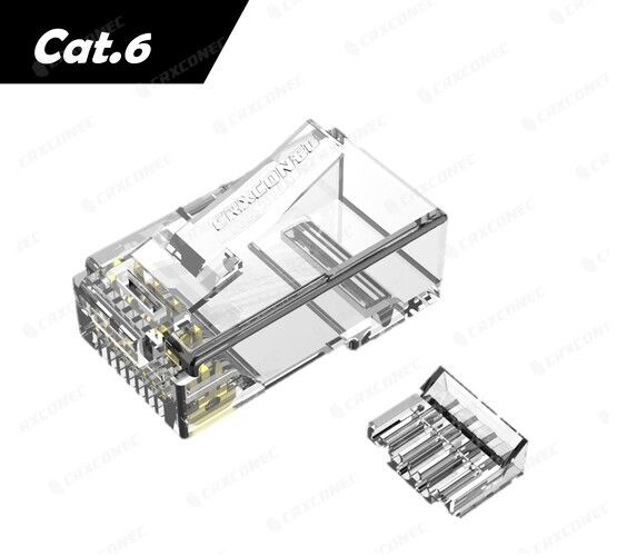 UL 인증 극한 Cat.6 UTP RJ45 커넥터(인서트 포함).