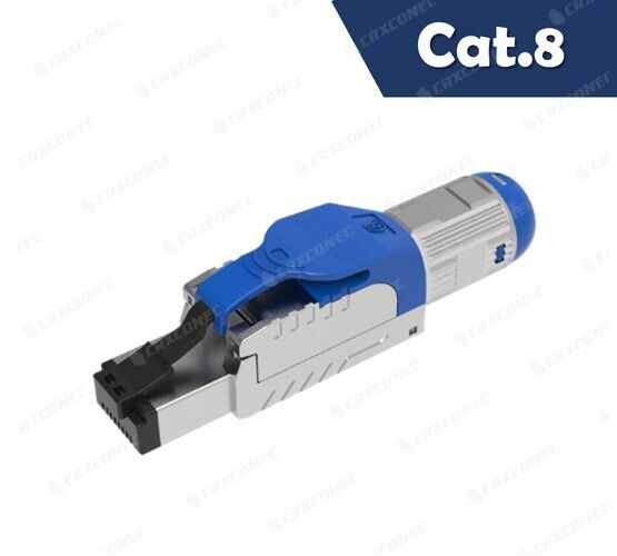 免工具壓接八类屏蔽RJ45连接器