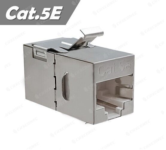 UL Listed 180 Degree Cat.5E STP RJ45 Coupler