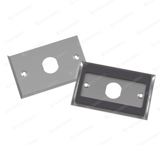 IP44 Rated Waterproof Industrial Faceplate 1 Port.