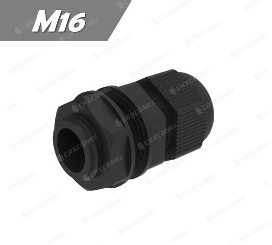 Prensaestopas de nylon M16 a prueba de agua con clasificación IP68.