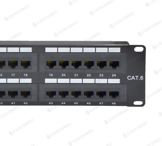 Cat.6 48 Ports UTP Patch Panel