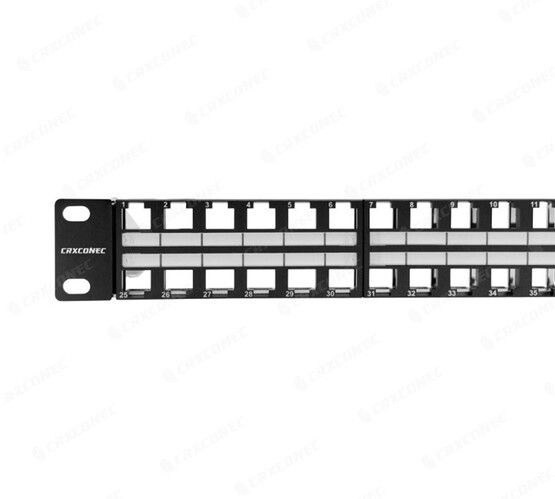 1U FTP 48 Ports Patch Panel | Model: A06-1U48SF003 | CRXCabling OEM Supply