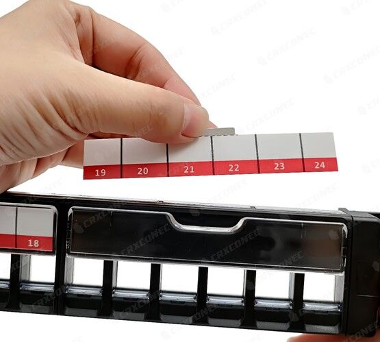 CRX 24 Port Shuttered Patch Panel | Network Cabling