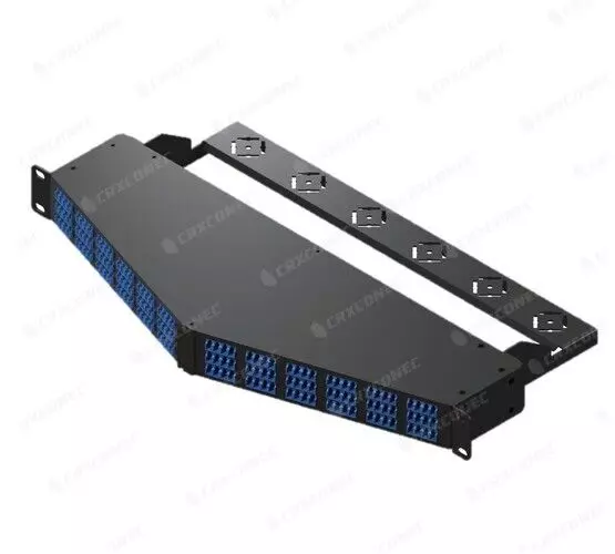 Panel Patching Gentian Optik MPO ke LC.