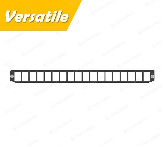 Panel de adaptadores de fibra de 18 puertos
