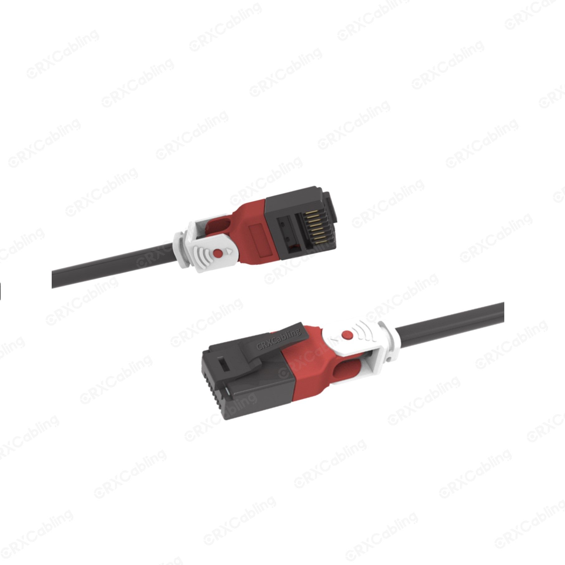 Cat6 Slim 28AWG UTP RJ45 Patch Cord with 180° Left-Right Rotation ...