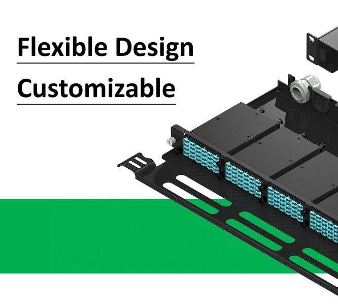 MF LIU Fiber Panel Front Plate HD Type, 5 Slot | Model: B02-EB000XX00 ...